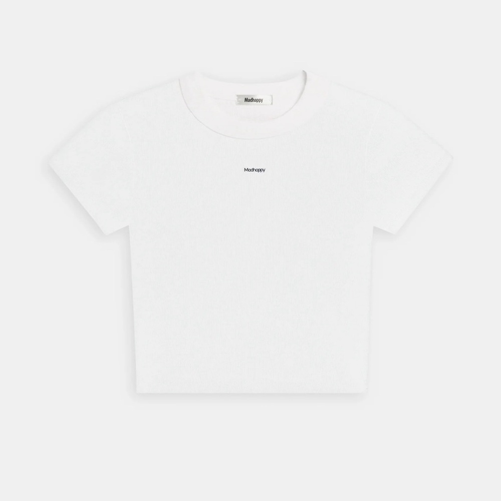 madhappy classics ribbed baby tee size XL
